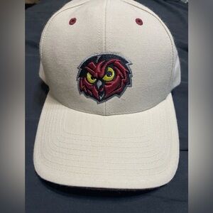 Vintage NCAA Temple Owls Beige Twins Enterprise, Inc  Strapback Hat Cap